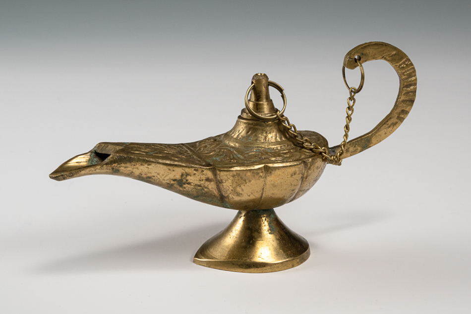 Brass Oil Lamp © 2020 Jason Houge, All Rights Reserved
