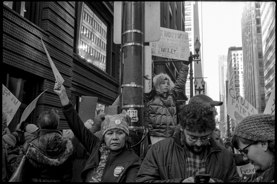 Adams and Dearborn St. Women’s March Chicago, Chicago, IL 2018 © 2020 Jason Houge, All Rights Reserved, VoTP_146