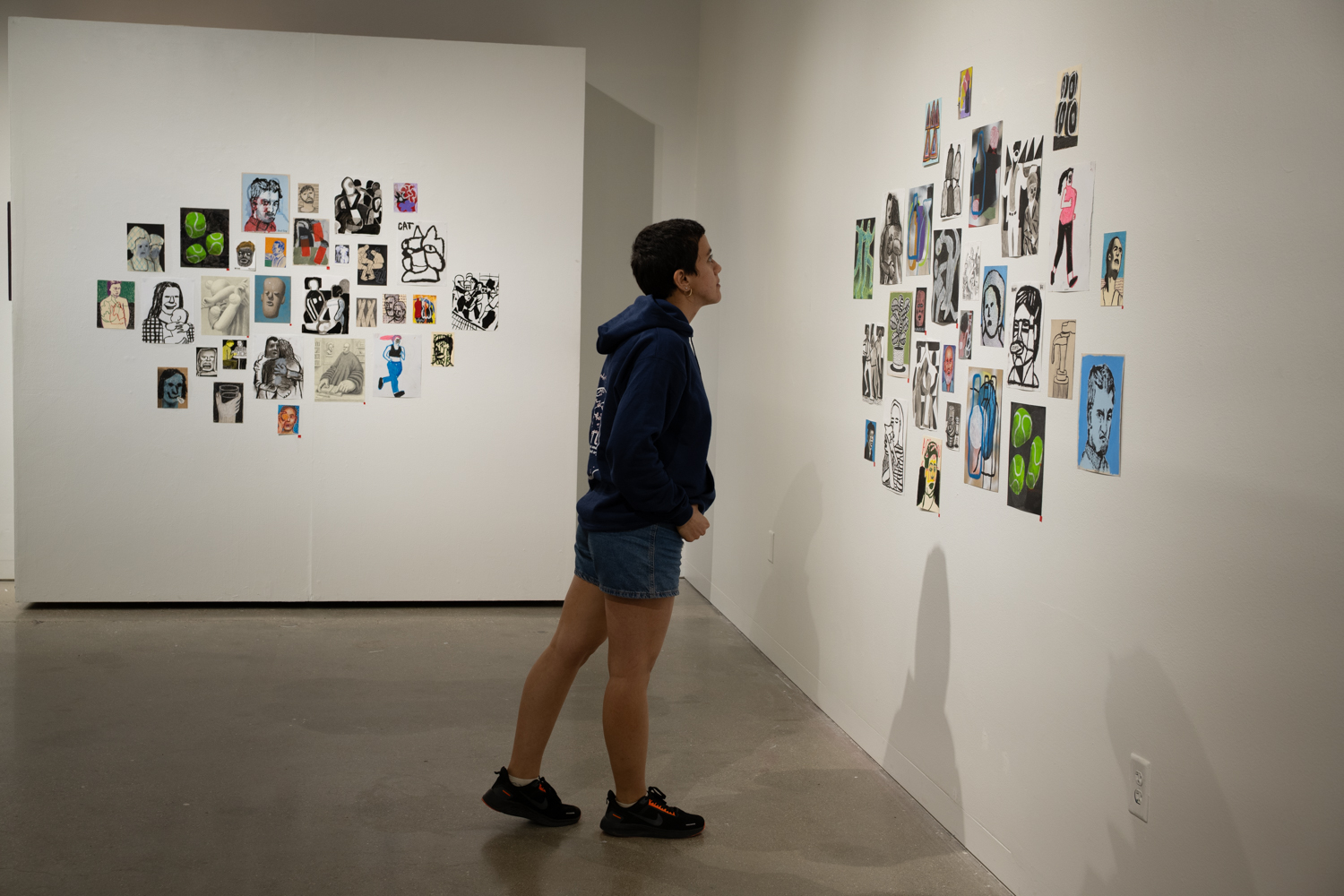 David Raleigh - Exhibition Documentation; Partial Presence; University of Wisconsin - Madison, Art Lofts Main Gallery © 2025 Jason Houge, All Rights Reserved