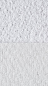 Cold Press Papers. Top: Arches Aquarelle; Bottom: Epson Cold Press Bright