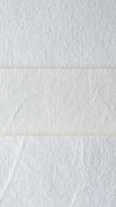 Kozo Papers. Top: Awagami Kozo Thin White; Middle: Awagami Premium Unryu; Bottom: Moab with Awagami Moenkoli Washi Unryu 55