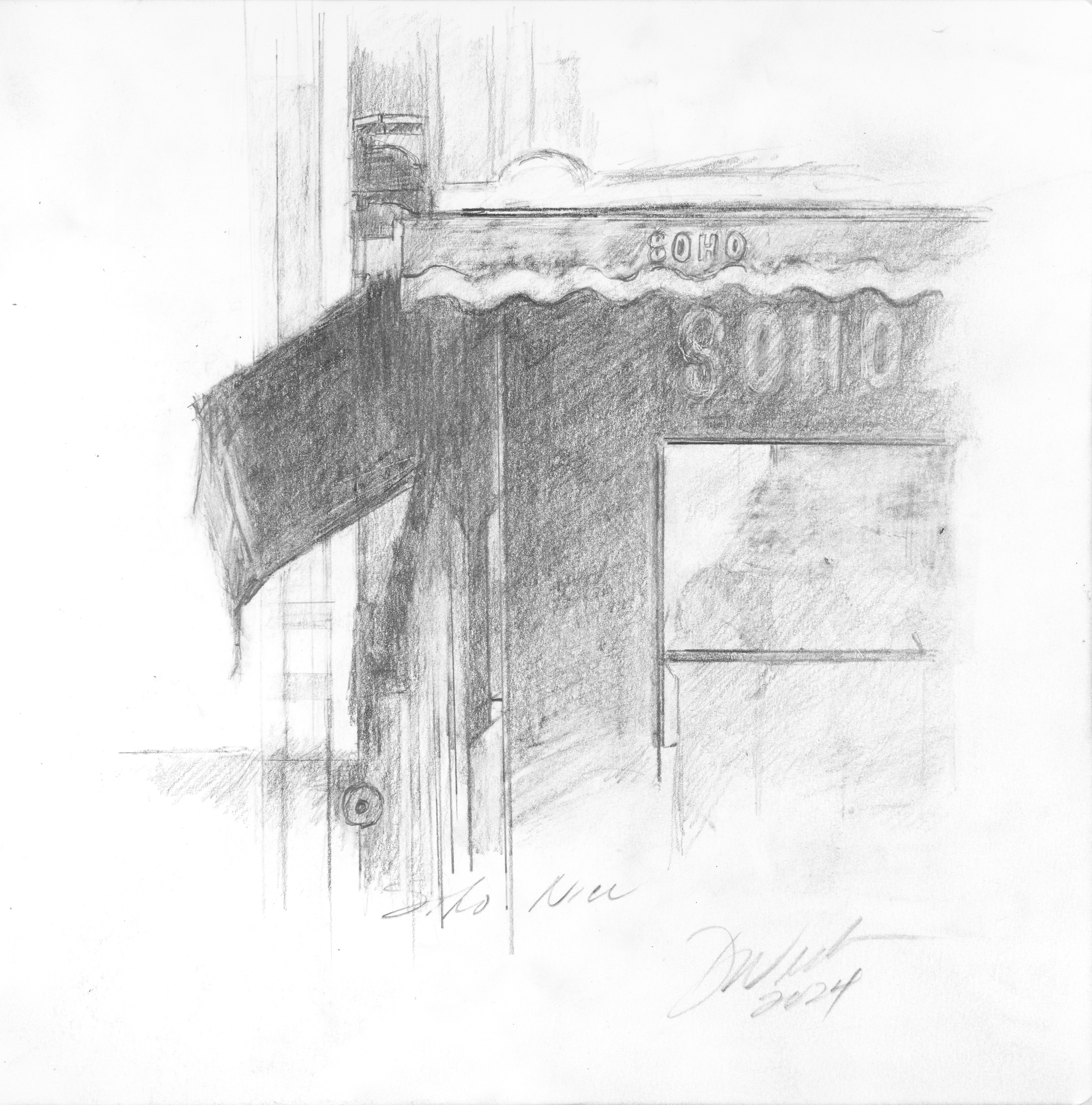 Sketch Digitized and Printed on Epson Cold Press Bright (Artist: Diane Washa); Jason Houge Studios, LLC Photo: © 2025 Jason Houge, All Rights Reserved