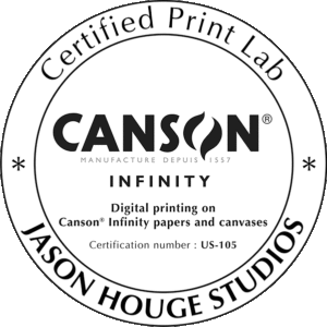 Canson Infinity Certified Printer US-105; Jason Houge Studios